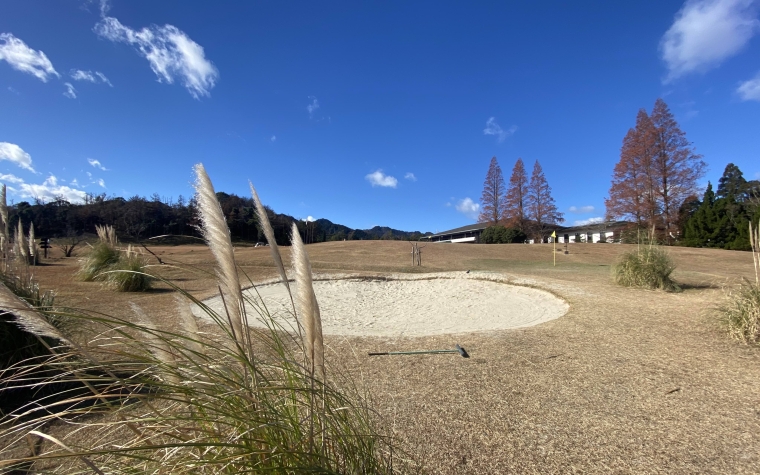 Suzuka Country Club, practice bunkers in Mie prefecture, Japan
