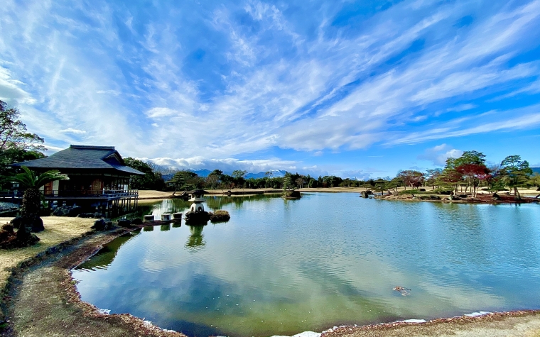 Ryosen Golf Club, tea house, in Mie prefecture, Japan