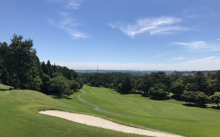 A view of Mie Country Club, a golf course in Mie prefecture, Japan